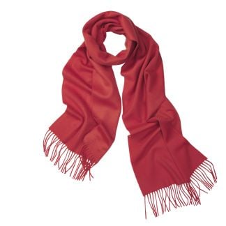 Cordings Orange Solid Cashmere Scarf Main Image