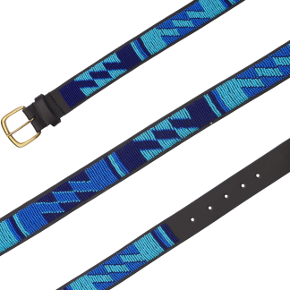 Cordings Blue Malindi Beaded Belt Dif ferent Angle 1