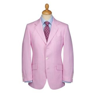 Cordings Pink Banbridge Linen Jacket Main Image