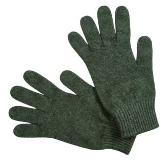Cordings Green Merino Possum Gloves Main Image