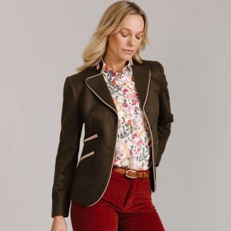 Cordings Moss Green Loden Huxton Jacket Dif ferent Angle 1