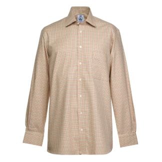 Cordings Fawn Cresta Tattersall Shirt Dif ferent Angle 1