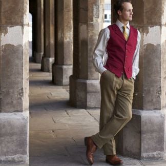 Cordings Barleycorn Tweed Trousers Dif ferent Angle 1