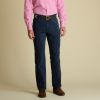 Navy Tiverton Washed Jeans - Relaxed Fit