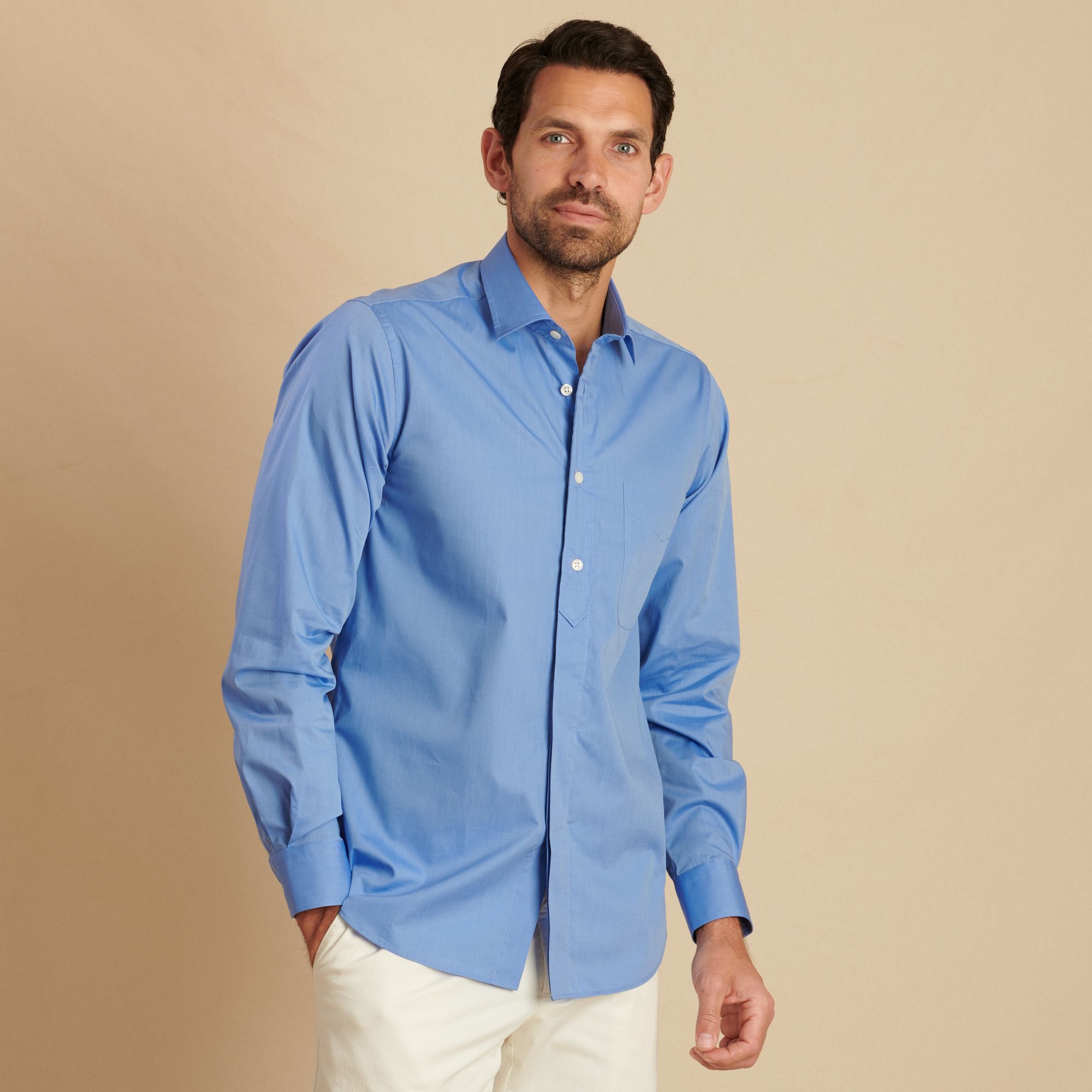 Cobalt Blue Riviera Shirt | Men's Country Clothing | Cordings EU