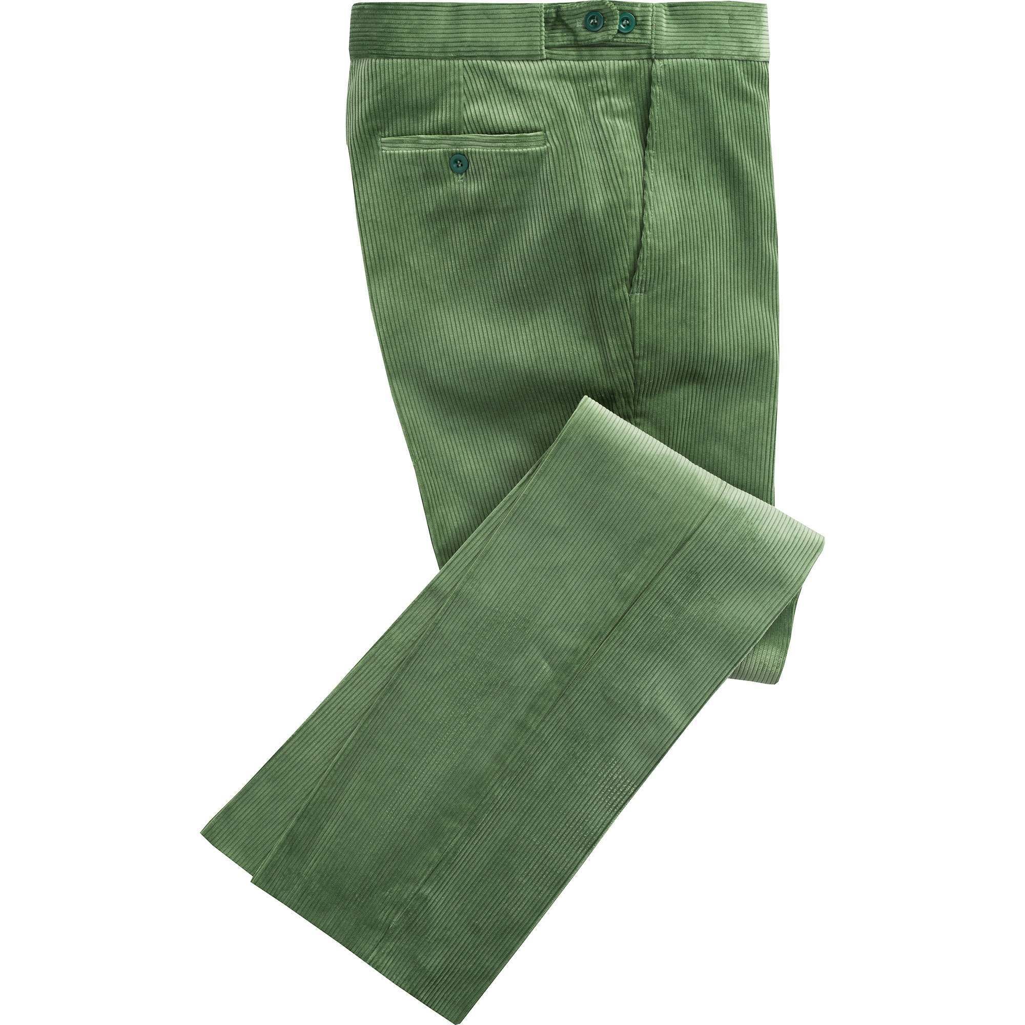 Sage Green Corduroy Trousers Men s Country Clothing Cordings EU