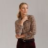 Iona Blossom Crepe de Chine Shirt made with Liberty fabric