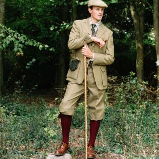 Cordings House Check Tweed Plus Fours Shooting Breeks Dif ferent Angle 1