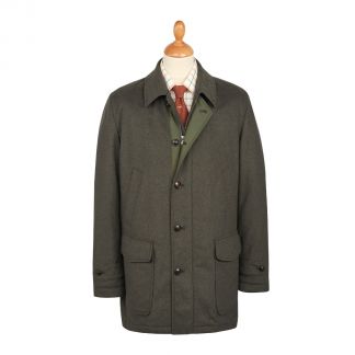 Cordings Green Harold Wool & Cashmere Waterproof Coat Main Image
