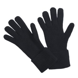 Cordings Black Cashmere Turnback Gloves Main Image