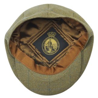 Cordings  House Check Tweed Garforth Cap Dif ferent Angle 1