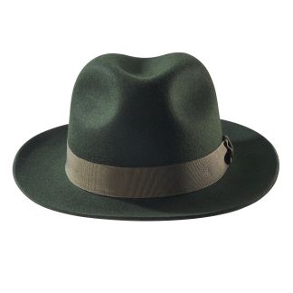 Cordings Green Racing Felt Trilby Dif ferent Angle 1