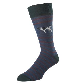 Cordings Blue Striped Pointer Sock Dif ferent Angle 1