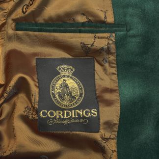 Cordings Green Velvet Smoking Jacket Dif ferent Angle 1
