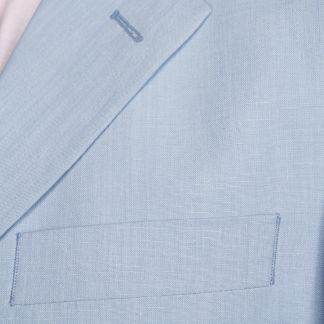 Cordings Pale Blue Bambridge Linen Jacket Dif ferent Angle 1