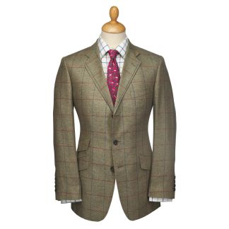 Cordings Green Camber Silk Jacket Main Image