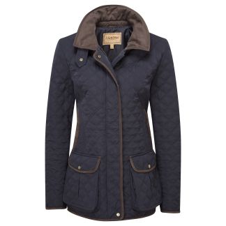 Cordings Schoffel Midnight Lilymere Quilt Jacket Main Image