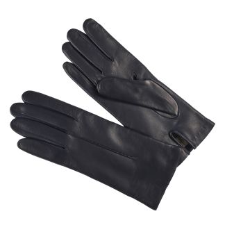 Cordings Navy Cashmere Lined Nappa Leather Gloves Main Image