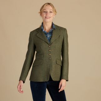 Cordings Tba Forest Green Double Vent Tweed Jacket Dif ferent Angle 1