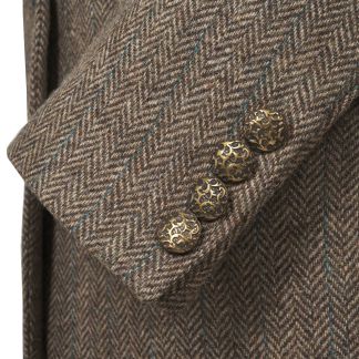 Cordings Tba Soft Brown Double Vent Tweed Jacket Dif ferent Angle 1