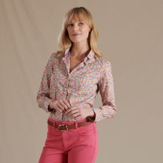 Cordings Meadowland Shirt Made with Tana Lawn™ Dif ferent Angle 1