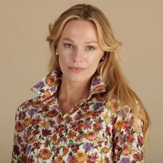 Cordings Floral Letters Shirt Made With Tana Lawn™ Dif ferent Angle 1