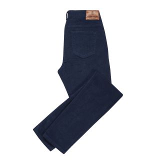 Cordings Midnight Blue Stretch Needlecord Jeans Main Image