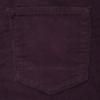 Cordings Plum Stretch Needlecord Jeans Dif ferent Angle 1