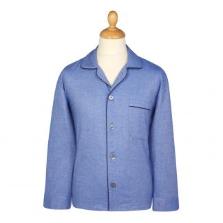 Cordings Blue Royal Brushed Pyjama Main Image