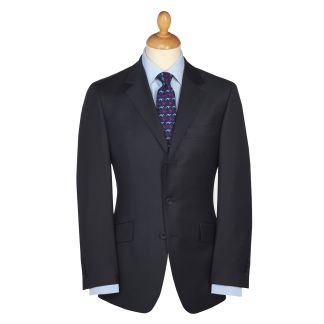Cordings Navy 8oz Three Button Twill Suit Main Image