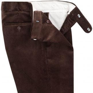 Cordings Brown Corduroy Trousers Dif ferent Angle 1