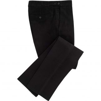 Cordings Black Moleskin Men's Trousers Main Image