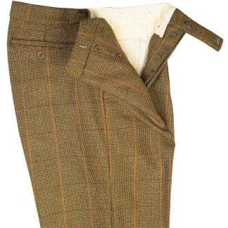 Cordings Sporting Check Tweed Trousers Dif ferent Angle 1