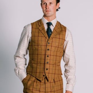 Cordings Skipton Yorkshire Tweed Waistcoat Dif ferent Angle 1