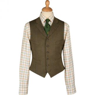 Cordings Elland Lightweight Tweed Waistcoat Main Image