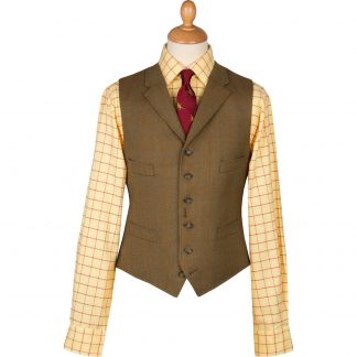 Cordings Redcar Lightweight Tweed Waistcoat Main Image