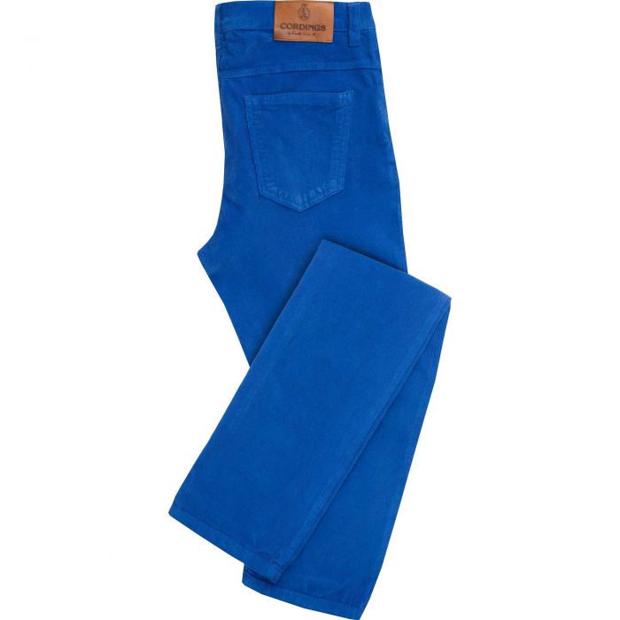 Royal Blue Stretch Needlecord Jeans 