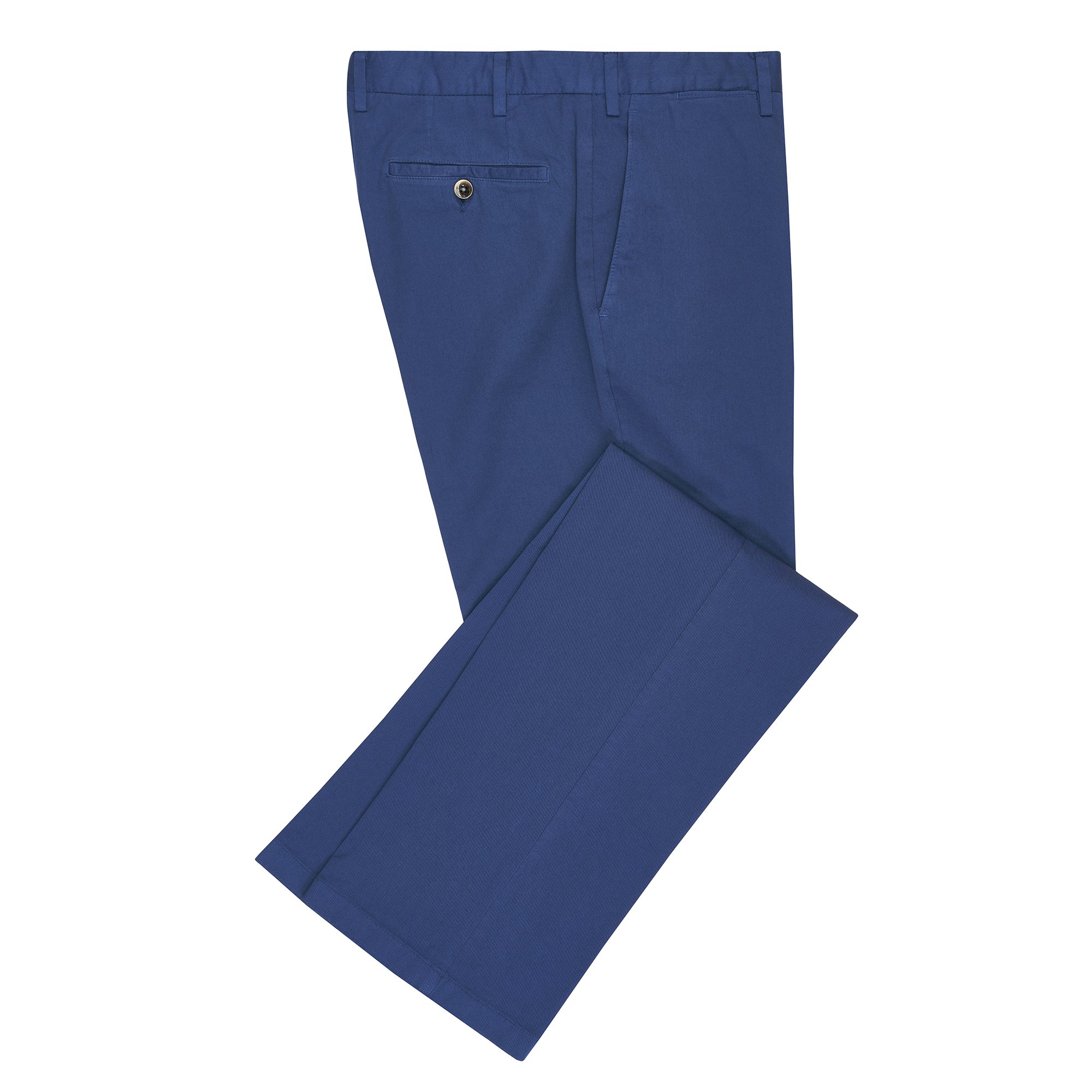 Pale Blue Summer Gabardine Trousers | Men's Country Clothing | Cordings EU