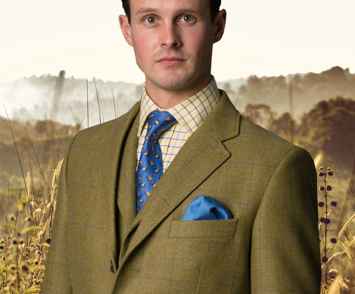 House Check Tweed Country Suit