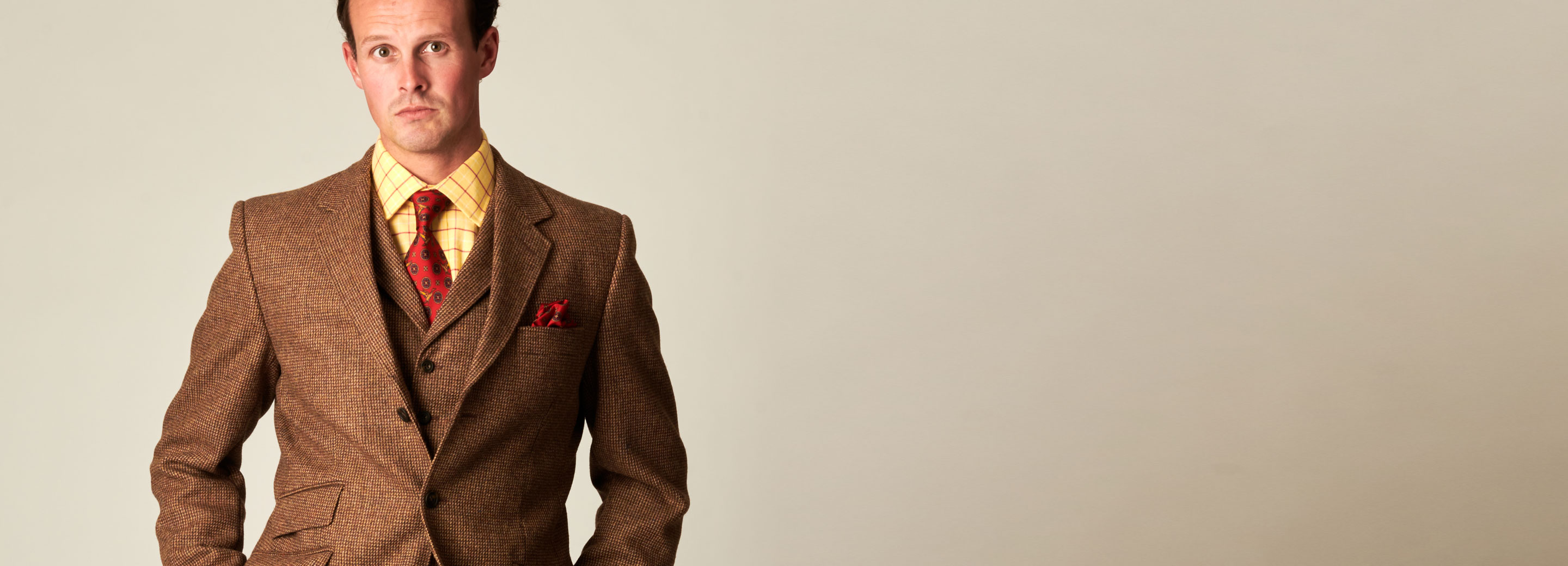 Hunting Brown Tweed Suit