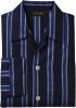 Navy Blue Stripe Satin Pyjama 