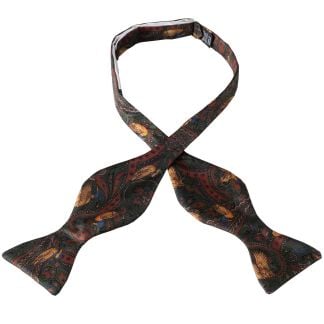 Cordings Green Duck Silk Bow Tie Main Image