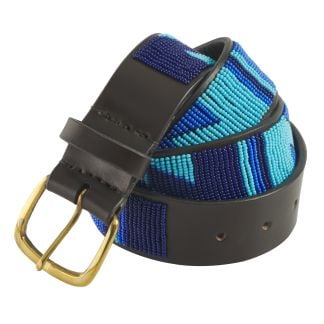 Cordings Blue Malindi Beaded Belt Main Image