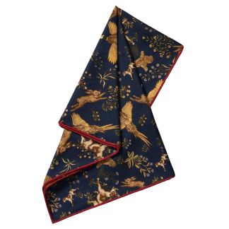 Cordings Navy Reversible Dog Pheasant Hank Main Image