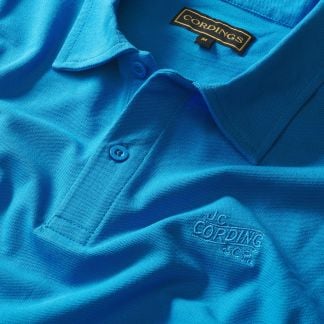 Cordings Kingfisher Woodbridge Pique Polo Main Image