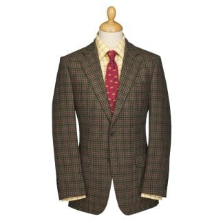 Cordings Green Grafton Check Tweed Jacket  Main Image