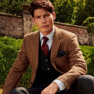 Cordings Tweed Kilkenny Check Jacket Dif ferent Angle 1