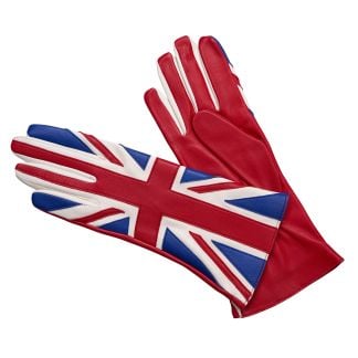 Cordings Union Jack Leather Gloves Main Image