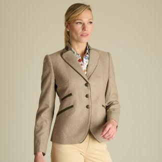 Cordings Taupe Loden Huxton Jacket Main Image