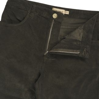 Cordings Green Stretch Moleskin Jeans Dif ferent Angle 1